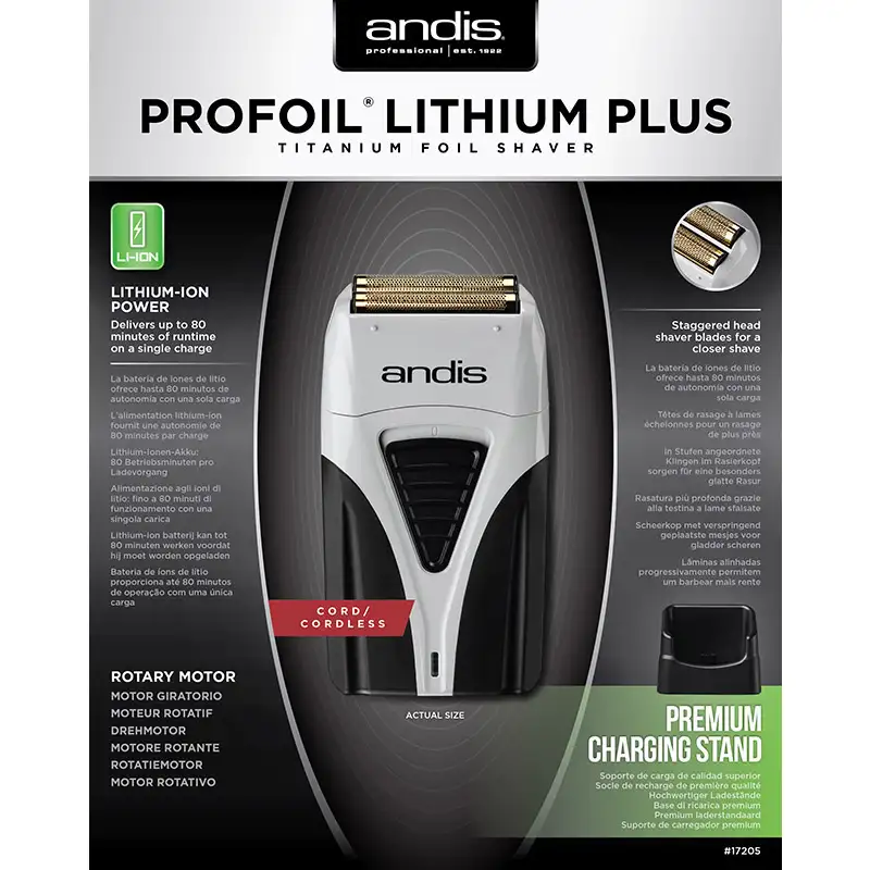 Andis ProFoil Lithium Plus Shaver