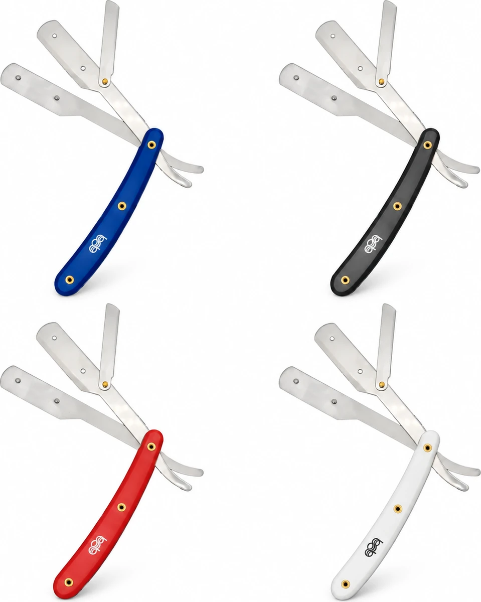 BOB Butterfly Cut Throat Razor Plastic Handle