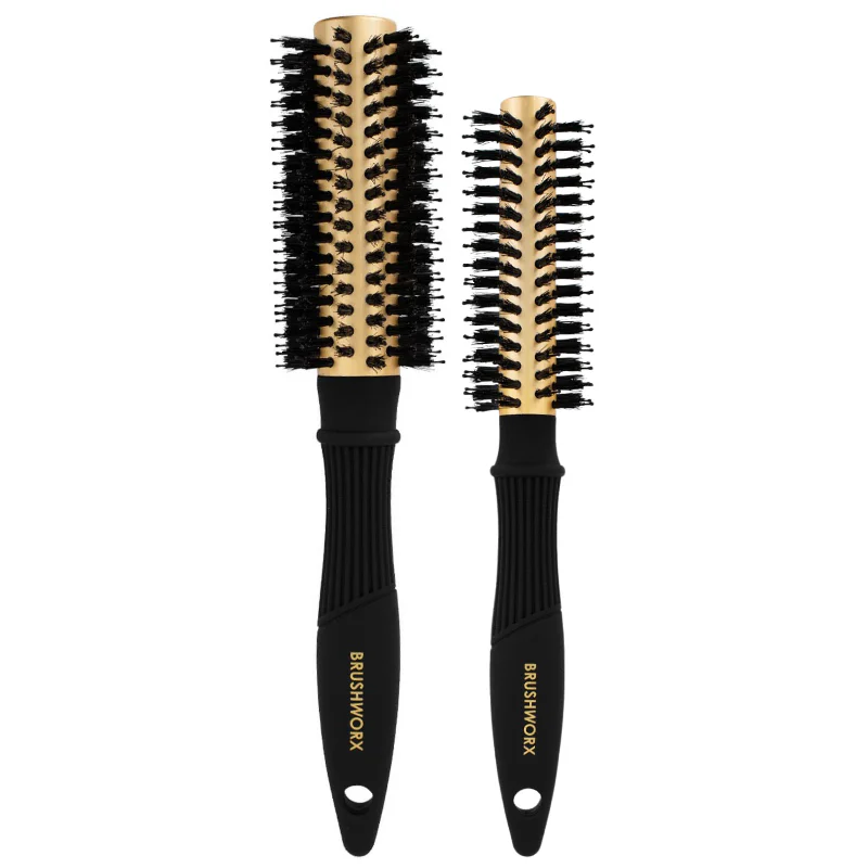 Brushworx Gold Series Ceramic Radial Porcupine Brush