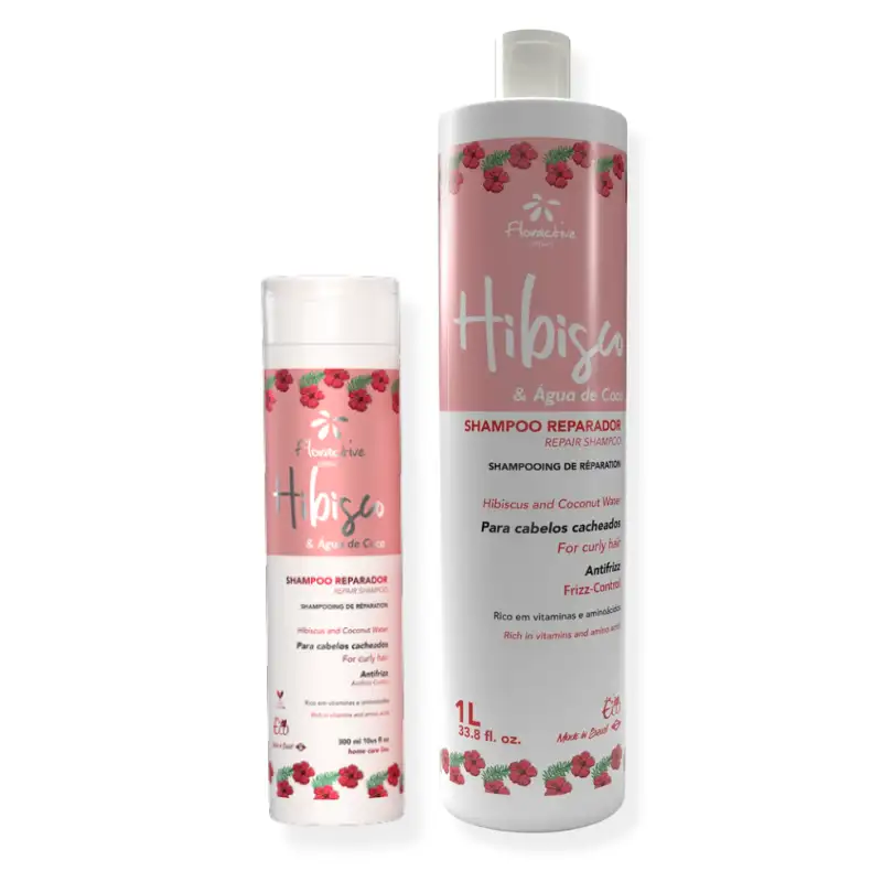 Floractive Urban Hibiscus &amp; Coconut Water Repair for Curly Hair Shampoo