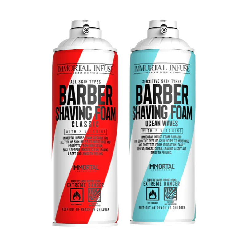 Immortal Infuse Barber Shaving Foam
