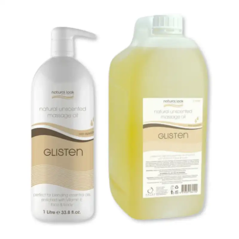 Natural Look Glisten Unscented Body Massage Oil