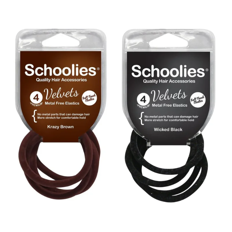 Schoolies Velvets Premium Metal Free Elastics