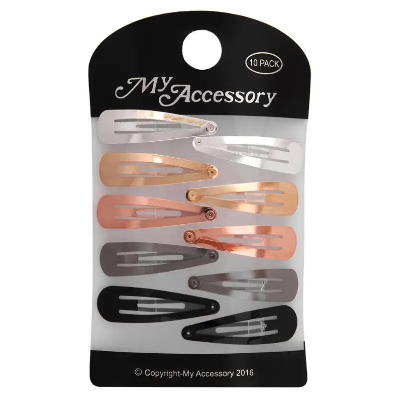 Sleepie Clip 10 Pack Metallics Assorted Colours
