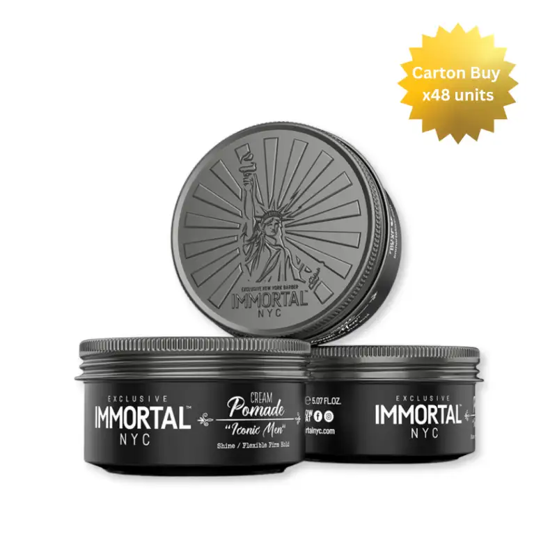 Immortal NYC Iconic Man Cream Pomade Carton Buy