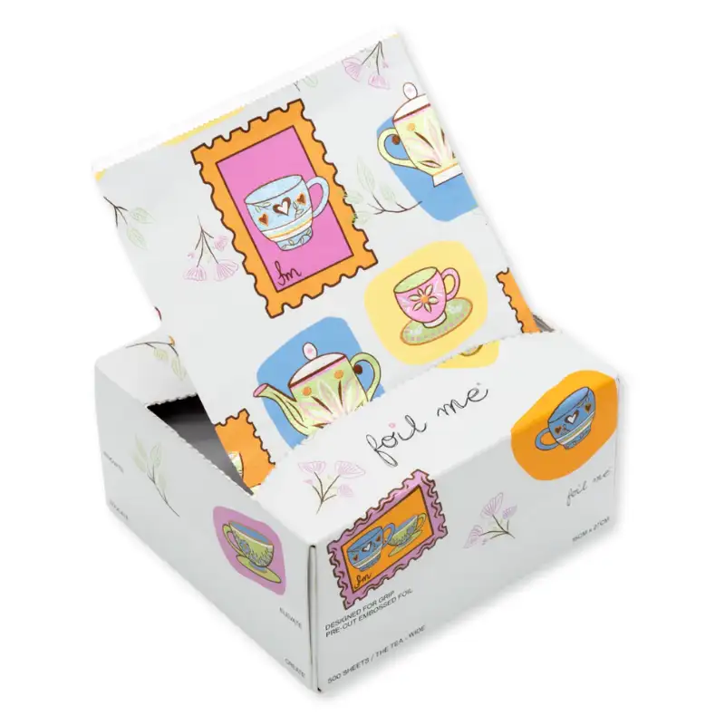 Foil Me The Tea Wide Pre Cut Foil - 15cm x 27cm