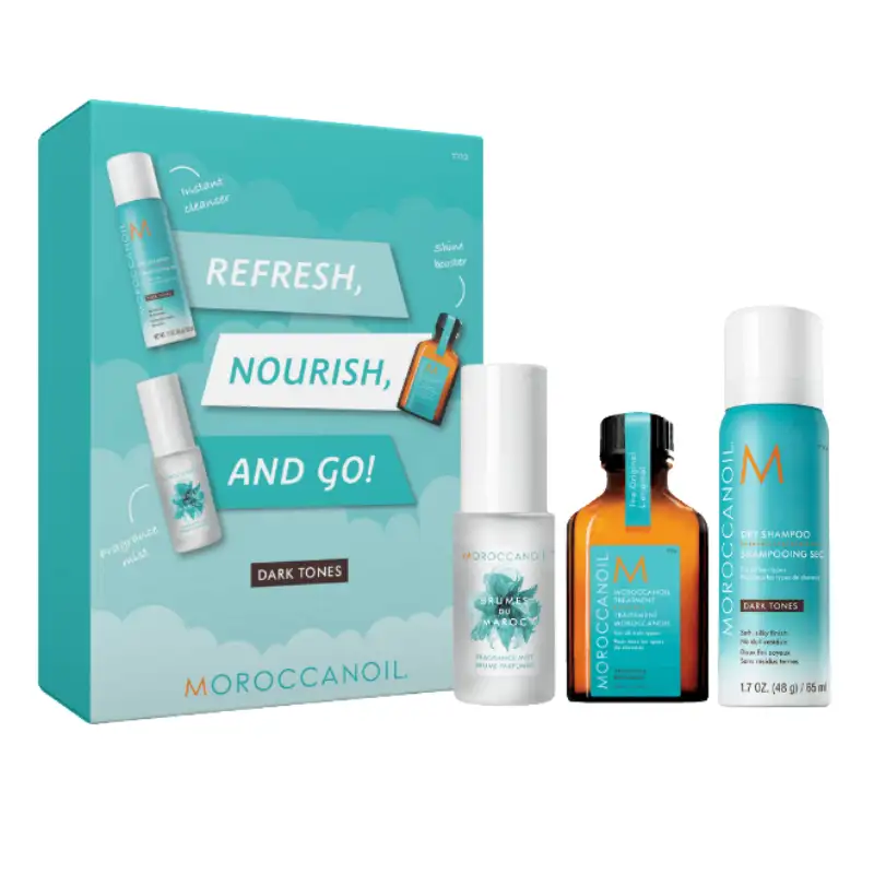 MOROCCANOIL Refresh, Nourish and Go Dark Tones Pack