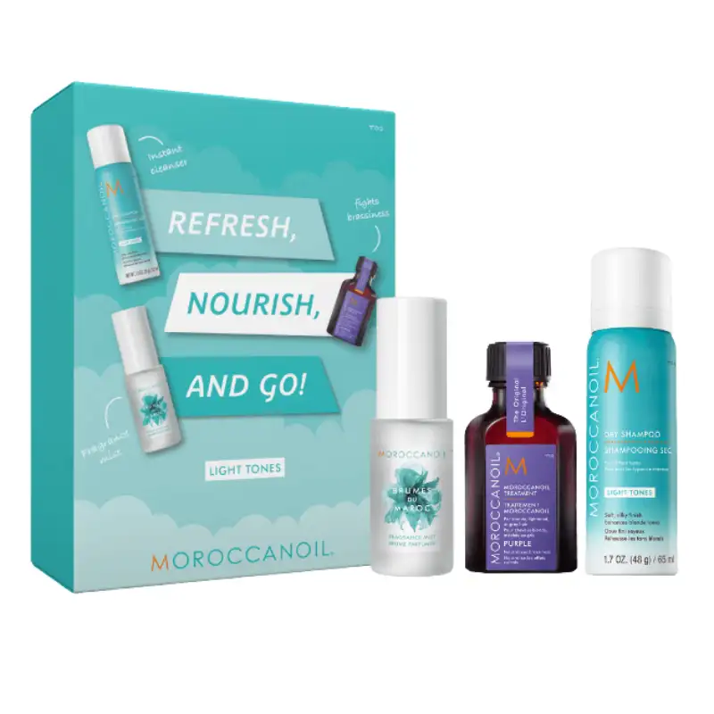 MOROCCANOIL Refresh, Nourish and Go Light Tones Pack