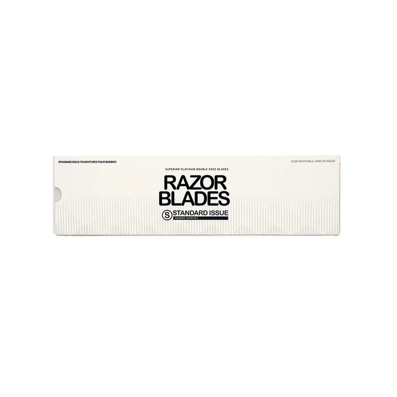 Standard Issue Double-Edged Platinum Razor Blades