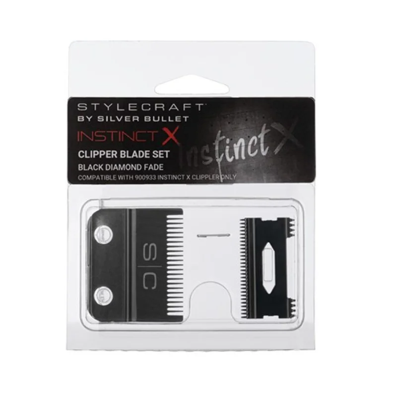 StyleCraft Clipper Blade Set - Fixed Fade DLC Blade and Shallow Tooth 2.0 Cutter