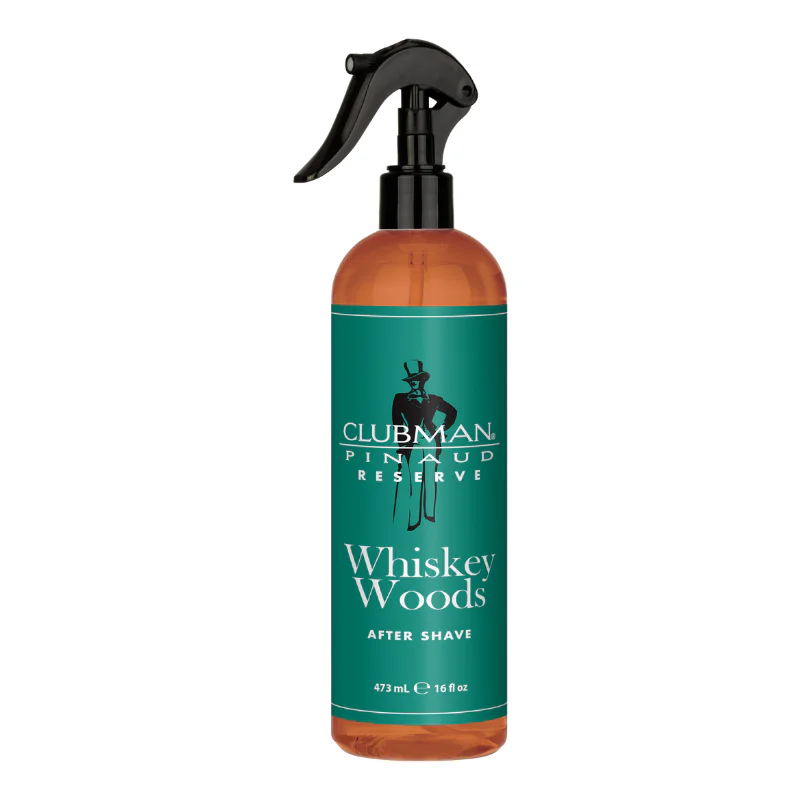 Clubman Pinaud After Shave Lotion Spray Whiskey Woods