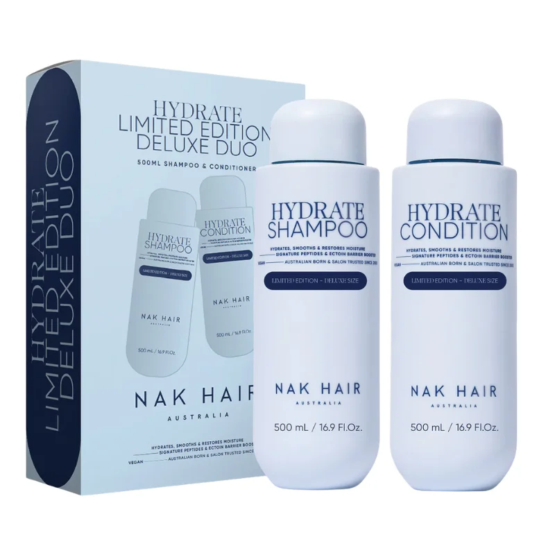 NAK Hydrate Shampoo & Condition Deluxe Size Duo