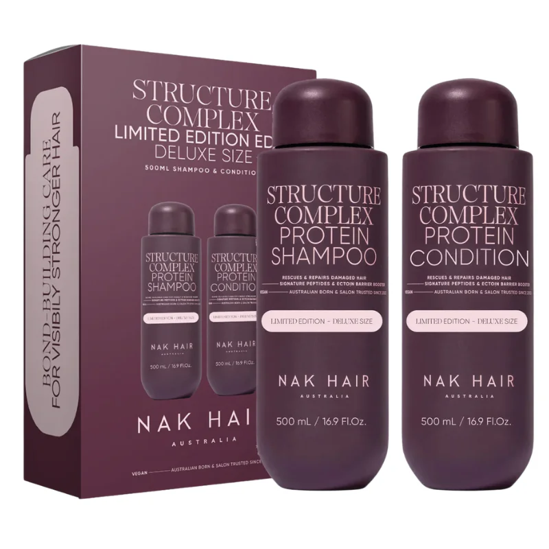 NAK Structure Complex Protein Shampoo & Condition Deluxe Size Duo
