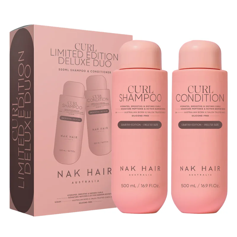 NAK Curl Shampoo & Condition Deluxe Size Duo