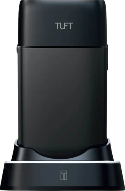 TUFT Black Steel Metal Professional Double Foil Shaver