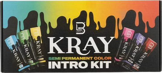 L3VEL3 Kray Semi Permanent Hair Colour Introduction Kit