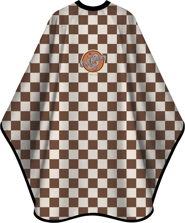 King Brown Cutting Cape Checked Cape #2