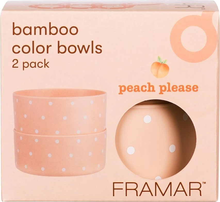 Framar Bamboo Tint Bowls - Peach Please Collection