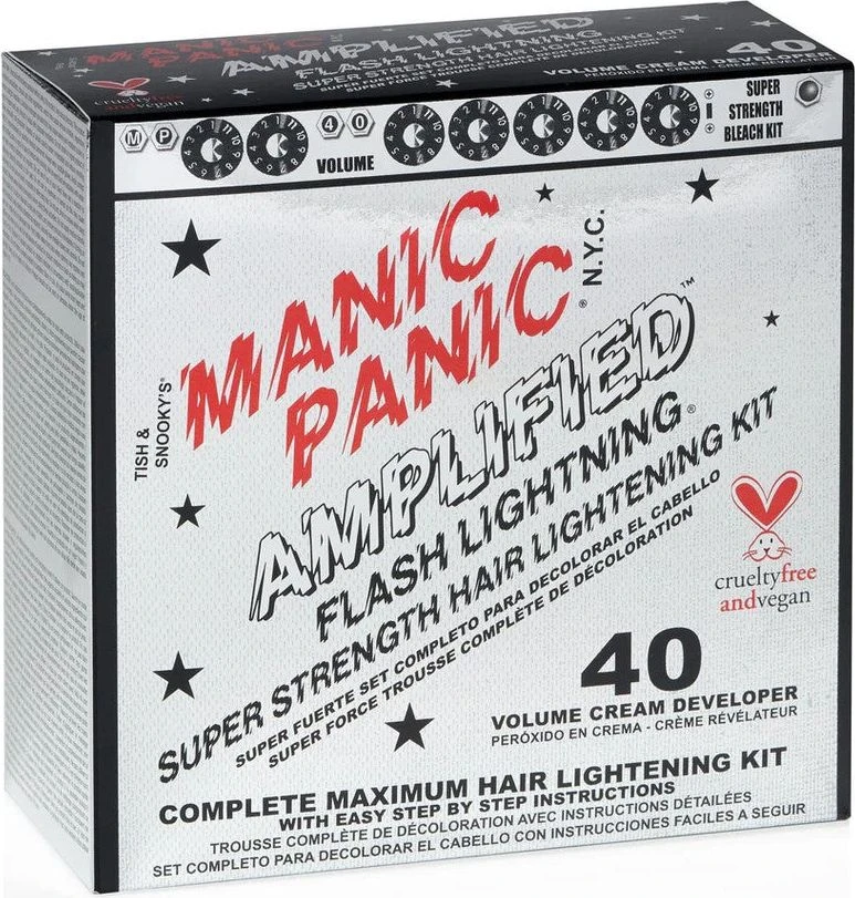 Manic Panic Flash Lightening Bleach Kit - 40 Volume Developer