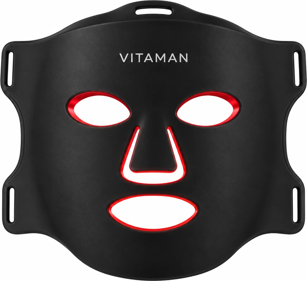 VITAMAN Red Light Face Mask with Cryocool Gel Pad